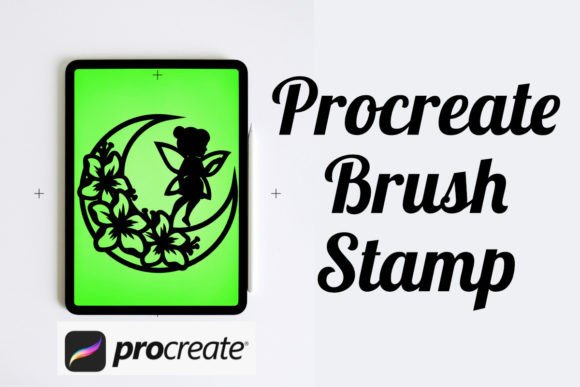 Accelerating Digital Art with the Crescent Fairy 19 Procreate Brush Stamp