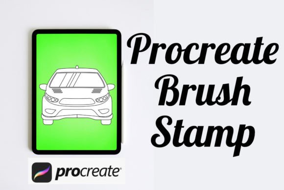 Accelerating Digital Illustration Workflows with the Car 22 Outline Procreate Brush Stamp