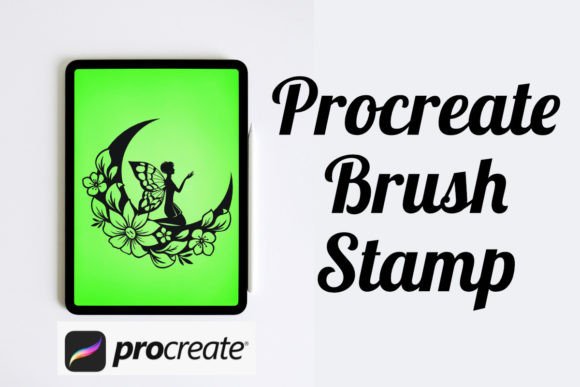 Crescent Fairy 20 Procreate Brush Stamp Guide
