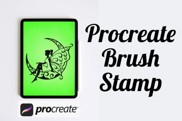 Crescent Fairy 8: A Procreate Stamp Brush