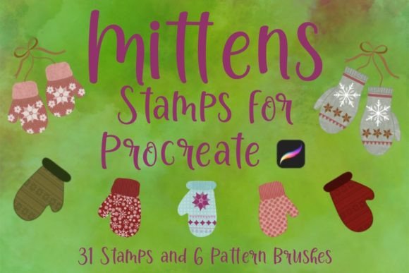 Evaluating the Mittens Stamp Set for Procreate