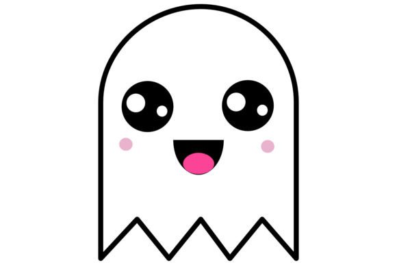 Ghost Emoji 3 Procreate Brush Stamp