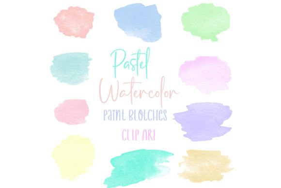Integrating 10 Pastel Watercolor Paint Blotches PNGs into Modern Design Workflows