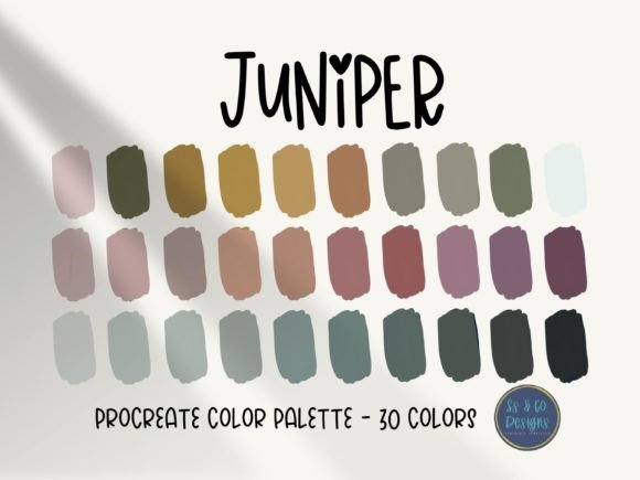 Juniper Procreate Color Palette: Streamlining Your Digital Art Workflow