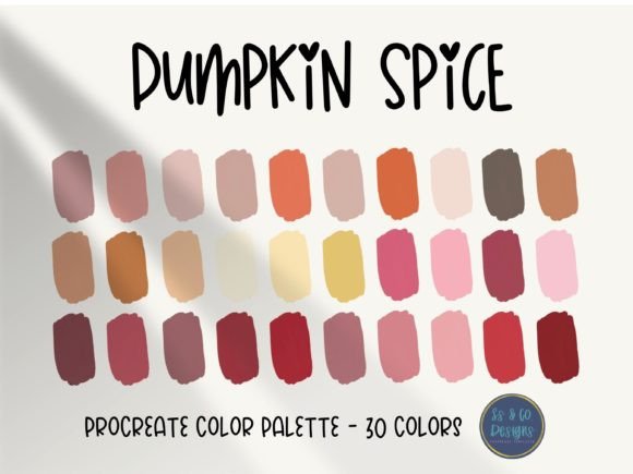 Pumpkin Spice: A Curated Color Palette for Procreate Artists