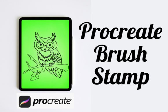 Streamline Your Digital Art with the Cartoon Owl 10 Procreate Brush Stamp