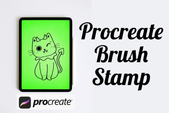 Streamline Your Halloween Art with the DevilCat Procreate Brush Stamp