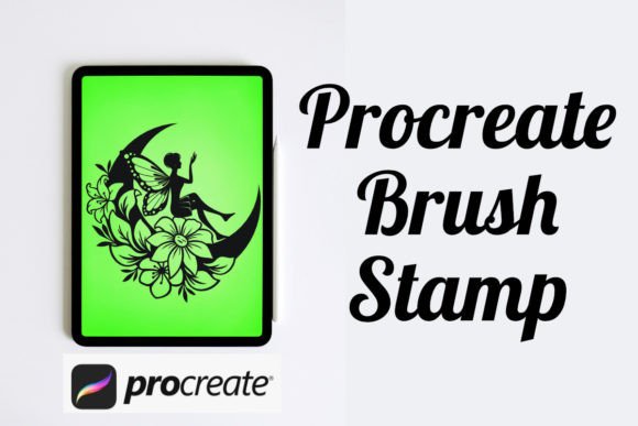 Streamlining Digital Art with the Crescent Fairy 18 Procreate Brush Stamp