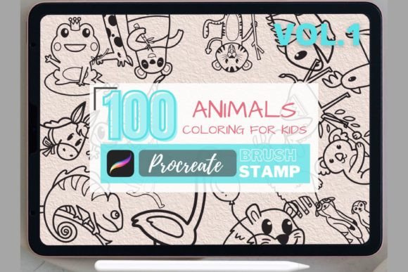 Streamlining Digital Creativity: How Animal Coloring Pages V.1 and Procreate Stamps Redefine Workflow Efficiency
