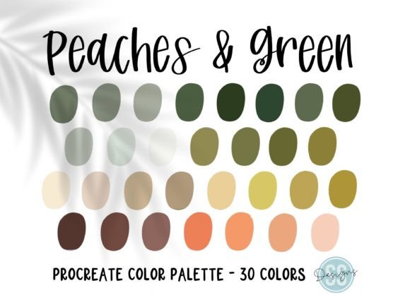 Unlocking Creative Flow with the Peaches Green Procreate Color Palette