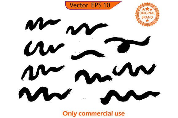 Unlocking Creative Potential with a Brush Stroke Element Bundle for Commercial Projects