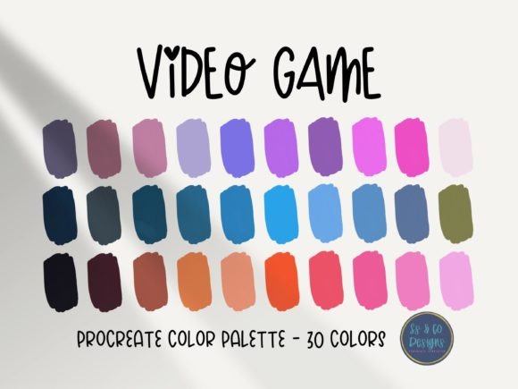 Video Game Procreate Color Palette: A Curated Tool for Digital Artists